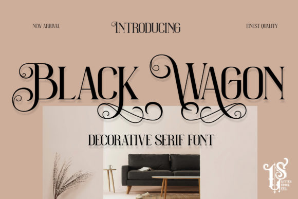 Black Wagon: The Premium Serif Font for Scroll-Stopping Visuals