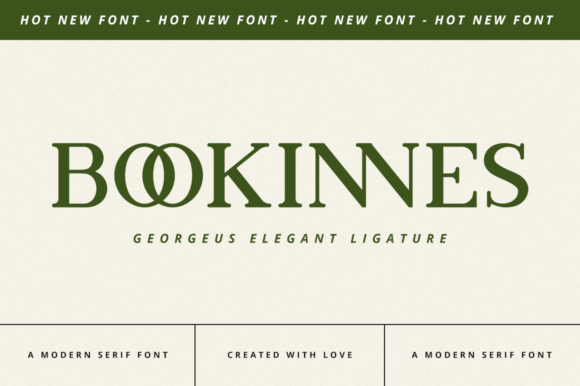 Bookinnes: A Premium Serif Font for High-Impact Campaigns
