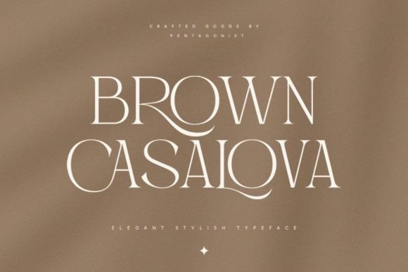Brown Casalova: A Refined Serif for Editorial Design