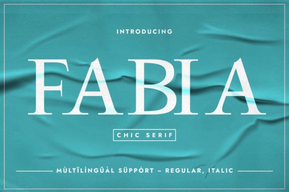 Fabia Slab Serif: The Clean Typeface for High-Impact Campaigns