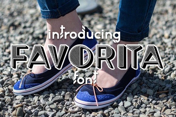 Favorita: An Elegant Decorative Typeface for Editorial Design