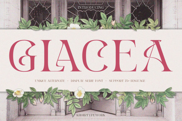 Glacea: A Premium Serif Font for High-Impact Campaigns