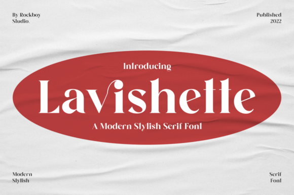 Lavishette: A Premium Serif Typeface for Elegant Handmade Designs