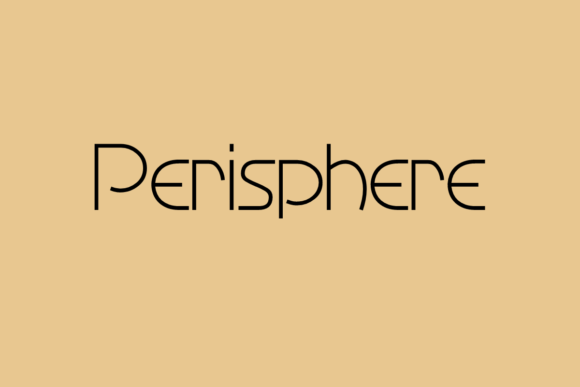 Perisphere: The Elegant Sans Serif Font for Handmade Creators