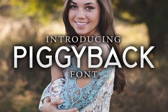Piggyback: The Elegant Sans Serif Typeface for Modern Branding