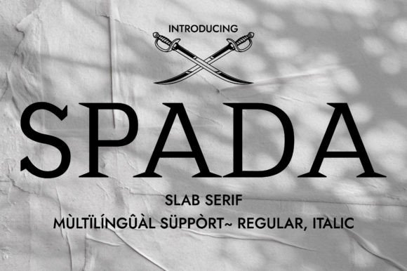 Spada: The Slab Serif Typeface for Clean, Conversion-Focused Web Design
