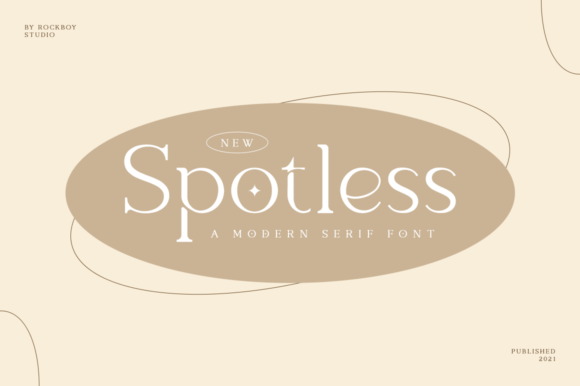 Spotless: The Elegant Serif Typeface for Handmade Branding